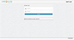 Desktop Screenshot of my.leadstoclose.com